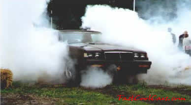 Buick GN smoke show contest