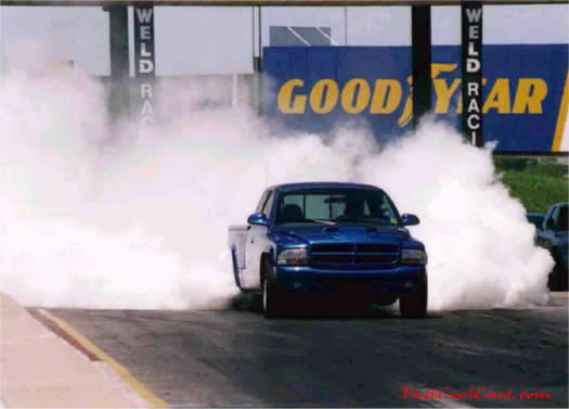 Dodge Dakota pick up burnout