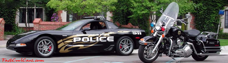 Chevrolet Z06 Corvette Police car.