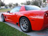 C5 Chevrolet Z06 Corvette 2001 - 2004, 385 to 405 horsepower, Aluminum block and heads LS6, all with 6 speeds.  America's sport car in Red