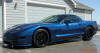 C5 Chevrolet Z06 Corvette 2001 - 2004, 385 to 405 horsepower, Aluminum block and heads LS6, all with 6 speeds.  America's sport car in Electron Blue, with awesome ghost flames in the paint job.