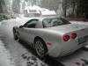 C5 Chevrolet Z06 Corvette 2001 - 2004, 385 to 405 horsepower, Aluminum block and heads LS6, all with 6 speeds.  America's sport car in Quick Silver, in the snow.