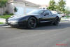 C5 Chevrolet Z06 Corvette 2001 - 2004, 385 to 405 horsepower, Aluminum block and heads LS6, all with 6 speeds.  America's sport car in Black paint, with black custom wheels.