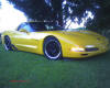 C5 Chevrolet Z06 Corvette 2001 - 2004, 385 to 405 horsepower, Aluminum block and heads LS6, all with 6 speeds.  America's sport car in Millennium Yellow, with custom black wheels.