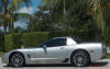 C5 Chevrolet Z06 Corvette 2001 - 2004, 385 to 405 horsepower, Aluminum block and heads LS6, all with 6 speeds.  America's sport car in Quick Silver with nice custom chrome Z06 wheels.