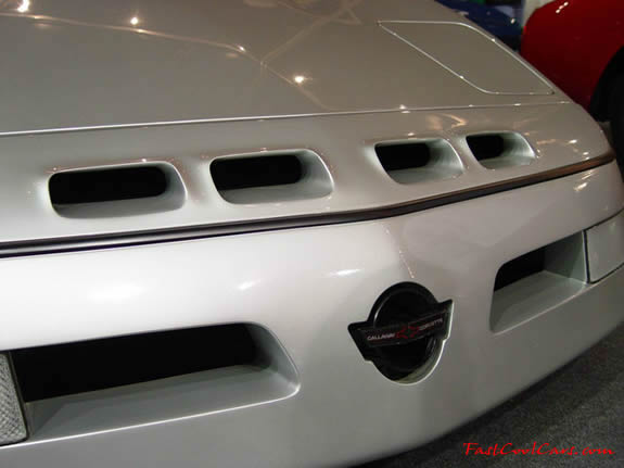 Callaway Sledgehammer Corvette grill view with all the extra air intake ports