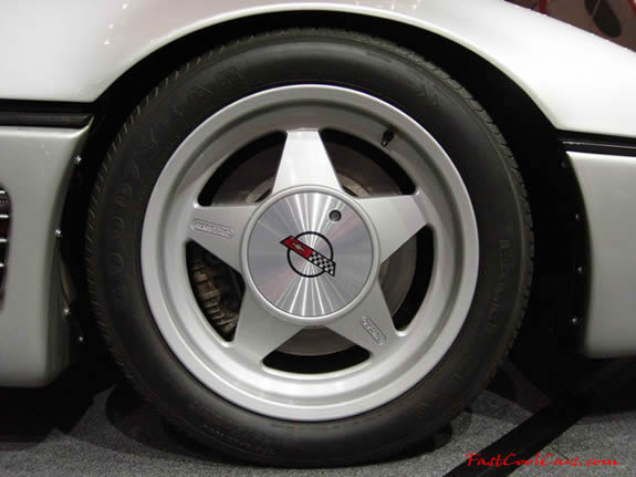 Callaway Sledgehammer Corvette right front tire and wheel view