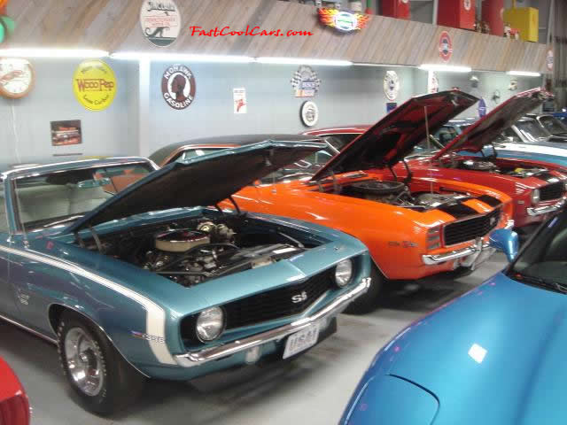 A very large General Motors car collection. Corvettes, Z06, Stingray, Coupe. Chevy Imapla's, Camaro's, Bel Air's, even a high performance boat.
