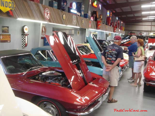 A very large General Motors car collection. Corvettes, Z06, Stingray, Coupe. Chevy Imapla's, Camaro's, Bel Air's, Pontiac GTO, Judge,  even a high performance boat.