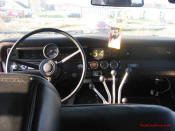 1969 Dodge Dart Hemi. Blown V8 interior view
