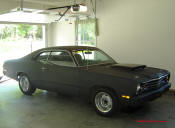1973 Plymouth Duster, 450hp 440 big block, 727 transmission with B&M strip shifter