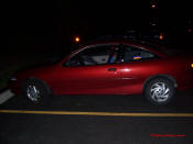 1997 Chevy Cavalier, already started the customizing to this fine 2 door machine.