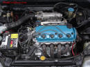 1990 Honda Civic Si. - 1.6 ltr V-TEC, Si transmission, 5 speed manual, R-active cold air intake
