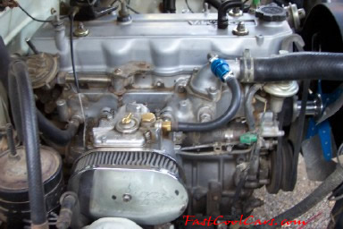 1986 Toyota pickup -  22R engine  has a Weber side draft carburetor