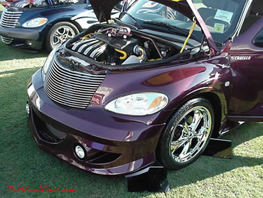 2001 Chrysler PT Cruiser nice picture of the engine and wheel also