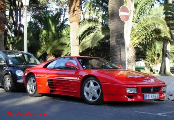 Fast Cool Exotic Supercar, red Ferrari