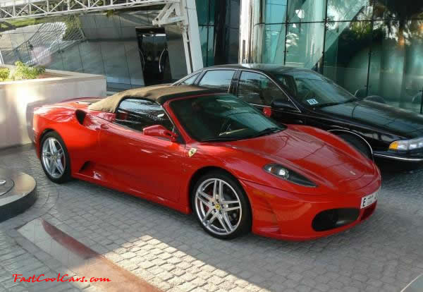 Very Fast Cool Exotic Supercar red Ferrari roadster