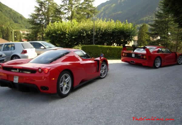 Very Fast Cool Exotic Supercar a couple nice Ferrari's