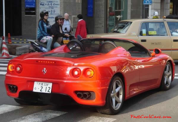 Very Fast Cool Exotic Supercar, Red Ferrari roadster