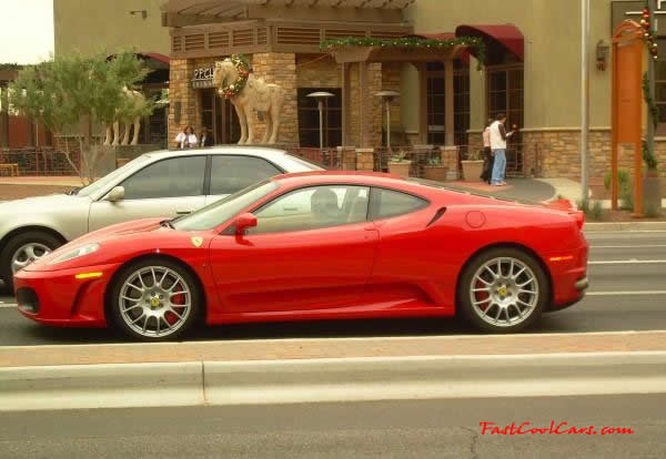 Very Fast Cool Exotic Supercar, red paint it Hot