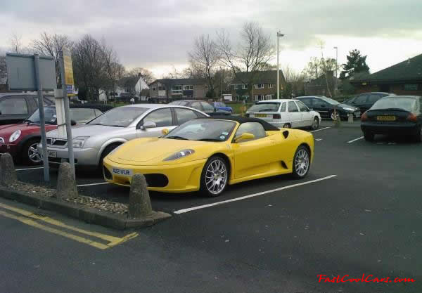Very Fast Cool Exotic Supercar, nice yellow ragtop