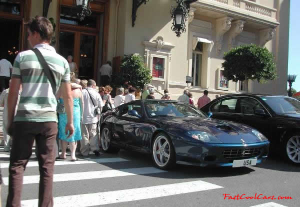 Very Fast Cool Exotic Supercar, killer blue Ferrari