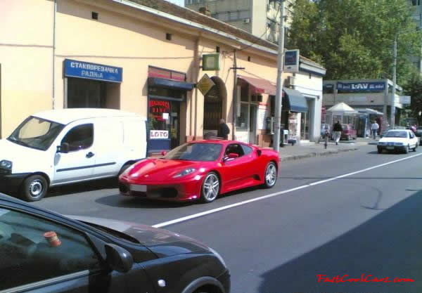 Very Fast Cool Exotic Supercar, red Ferrari