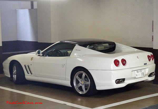 Very Fast Cool Exotic Supercar, white Ferrari, you don't see many of this color.
