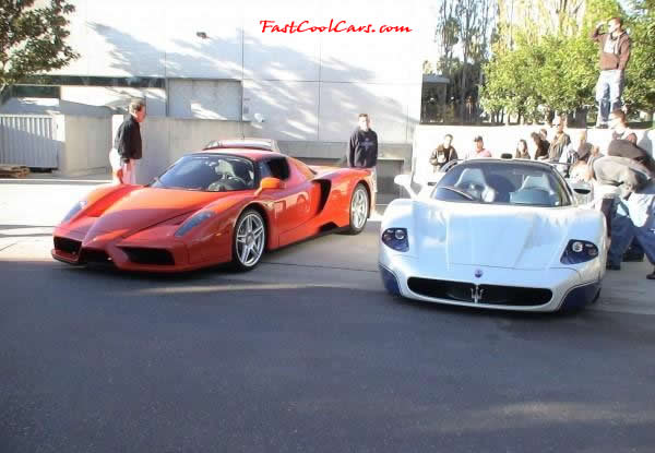 Very Fast Cool Exotic Supercar, Ferrari Enzo, and a Lamborghini