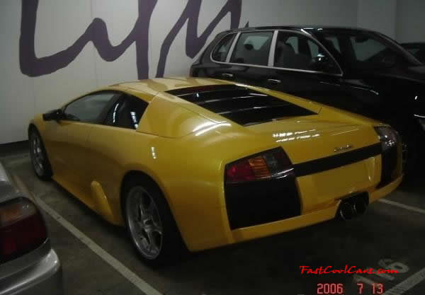 Very Fast Cool Exotic Supercar, yellow is awesome on a fast car.