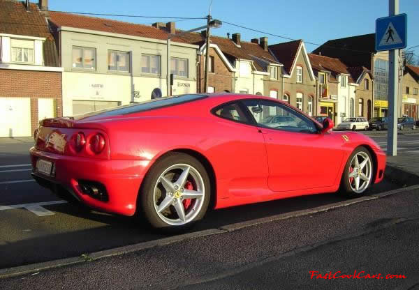 Very Fast Cool Exotic Supercar, red Ferrari.