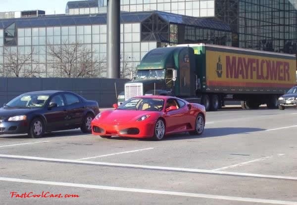Very Fast Cool Exotic Supercar, nice red Ferrari,
