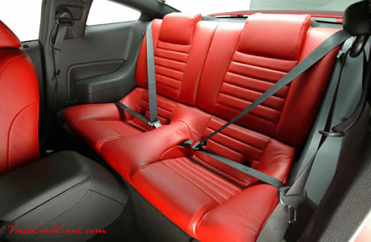2005 Ford Mustang GT drivers side rear seat view