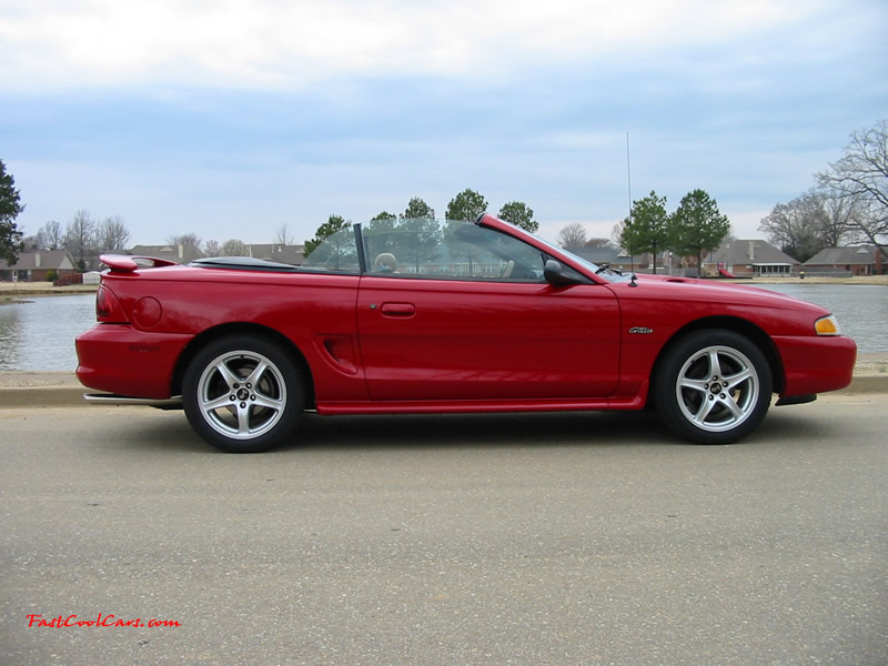 1998 Ford Mustang GT Convertible - Lady owned and driven. Karen Worley