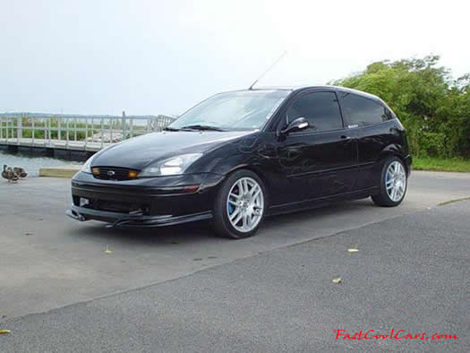 2002 Ford Focus, Sharp black fast cool car.