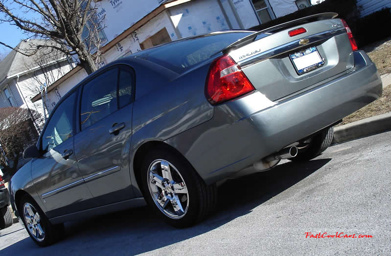 2006 Chevy Malibu LTZ. It's a 3.5 liter with a custom intake and a custom Flowmaster exhaust.