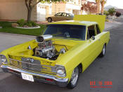 1966 Chevy 2, color: Sun Poppy Yellow