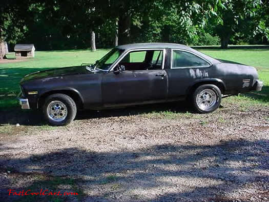 1976 Chevrolet Nova 350 V-8 built - Nice wheels