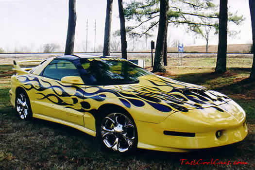 1994 Pontiac Trans AM GT, custom flame paint job, nice