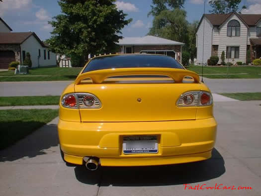 2002 Chevrolet Cavalier nice Yellow paint, chrome wheels, dropped