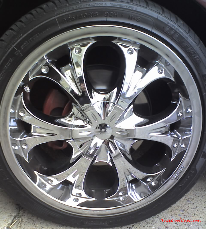1998 Honda Accord V6 - Big chrome wheels.