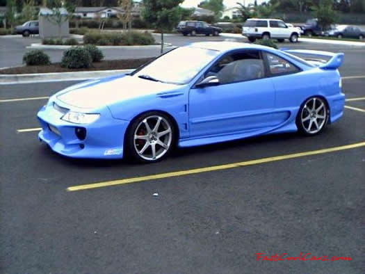 1994 Acura Integra very modified, nice blue color