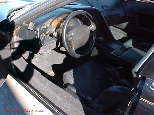 1992 Chevrolet Corvette LT1 black leather interior with 6 speed.