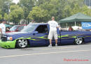 Lowriders that have been lowered, dropped, slammed, and scraping. Super low truck.