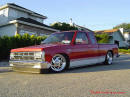 Lowriders that have been lowered, dropped, slammed, and scraping, using many different modifications. Dropped truck