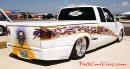 Lowriders that have been lowered, dropped, slammed, and scraping. Classic Truck lowrider.