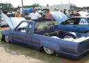 Lowriders that have been lowered, dropped, slammed, and scraping. Very low truck.