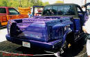 Lowriders that have been lowered, dropped, slammed, and scraping. Pick-up with cool paint