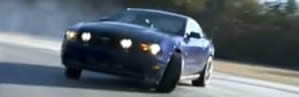World record drifting in a 2010 Ford Mustang GT, bone stock.