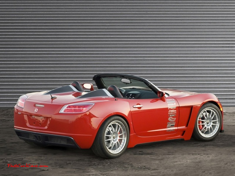 A Red Line model of the Sky was introduced on April 11, 2006 at the New York Auto Show. It uses the same 260 hp (194 kW) turbocharged Ecotec engine as the Solstice GXP, as well as the same standard 5-speed Aisin manual transmission. An automatic transmission is optional.